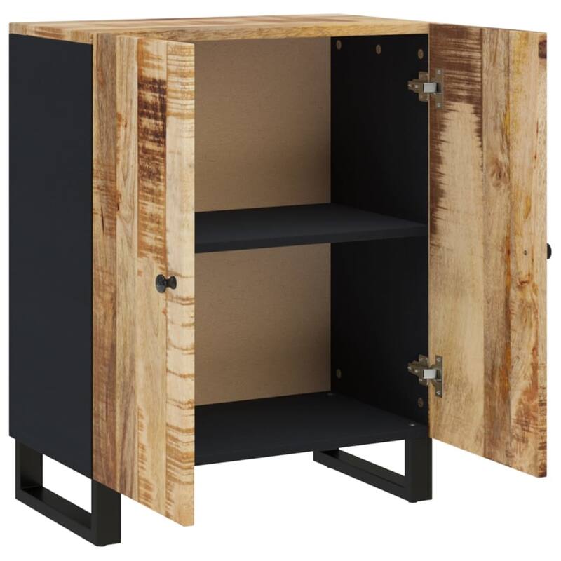 vidaXL Sideboard 23.6"x13"x29.5" Solid Wood Mango