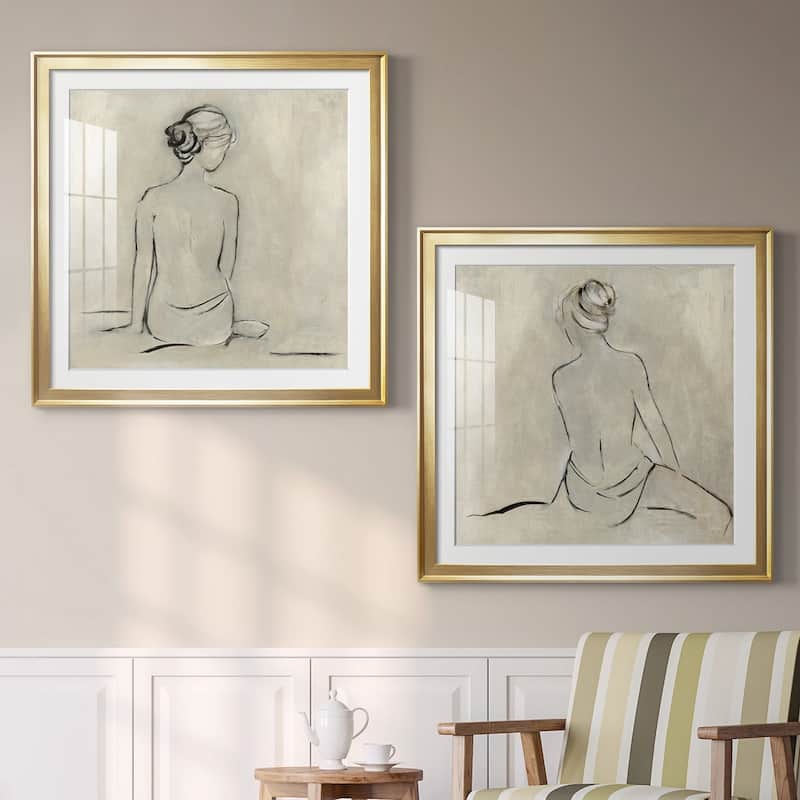 Bather I Premium Framed Print - Ready to Hang