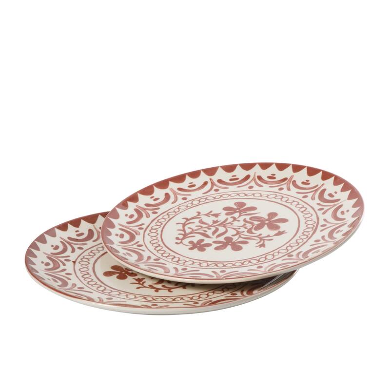Bloomhouse - 2-Time Oprah's Favorite Things Valencia Flor 2 Piece 13" Serving Platter Set