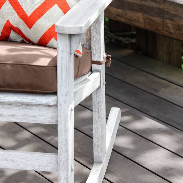 Cambridge Casual West Lake Solid Mahogany Outdoor Rocking Chair