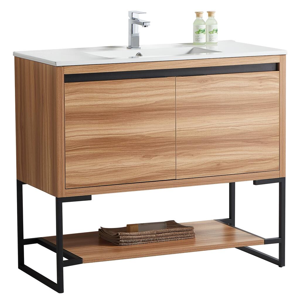 Clihome Free-Standing Bath Vanity with Vanity Top