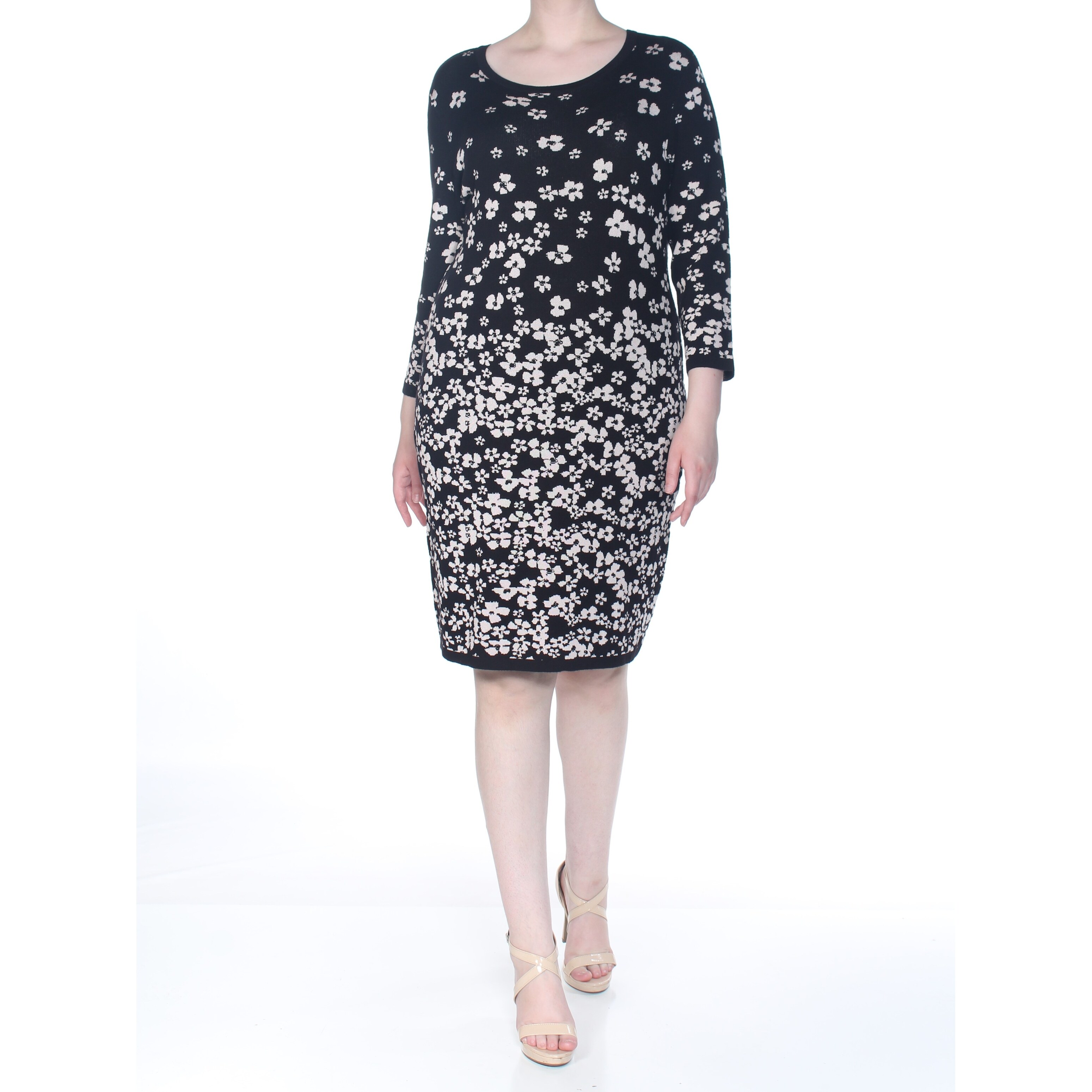 Shop Tommy Hilfiger Womens Black Floral Dress Size Xl Overstock