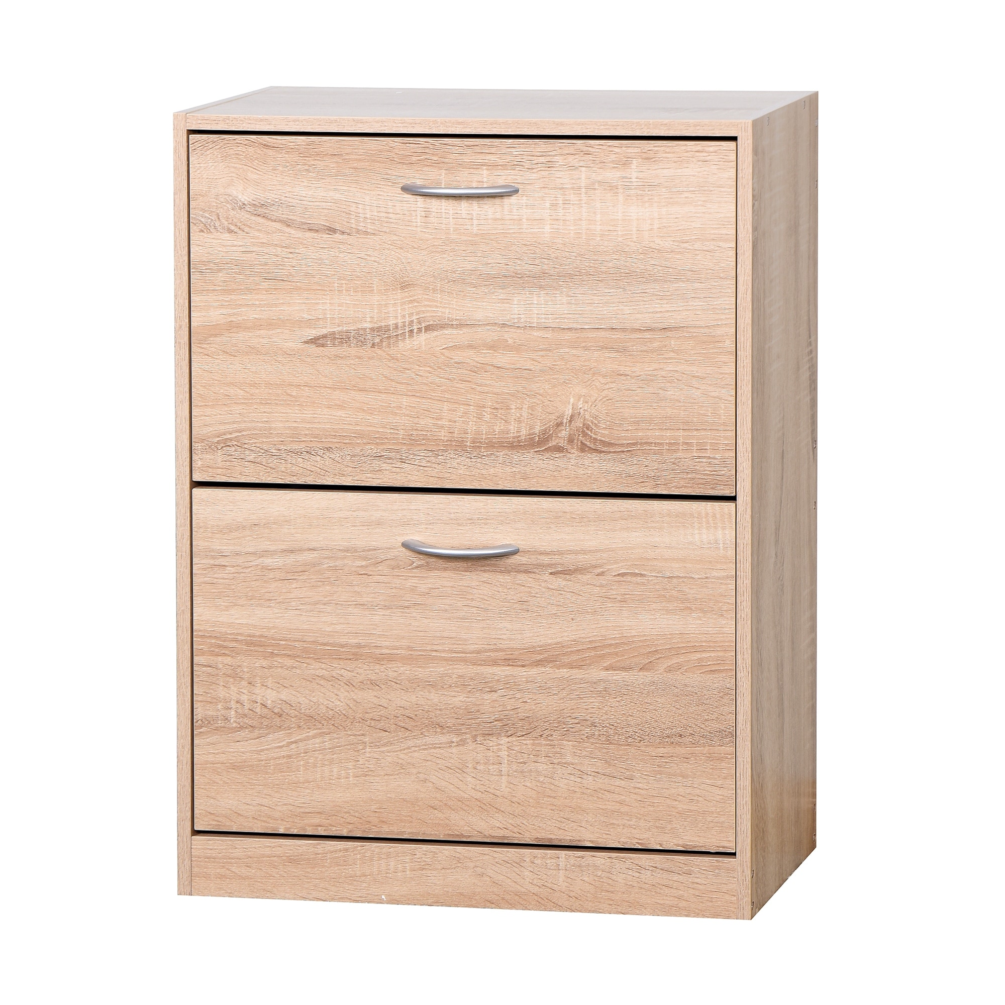 Natural wood deals shoe cabinet