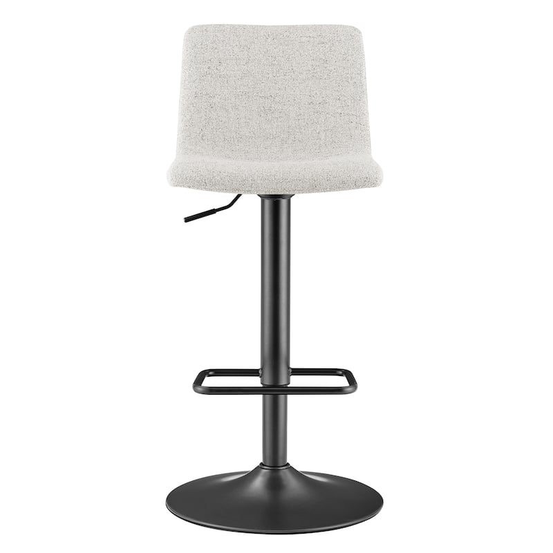NPD Furniture Bruce Chenille Gaslift Bar Stool (Set of 2)