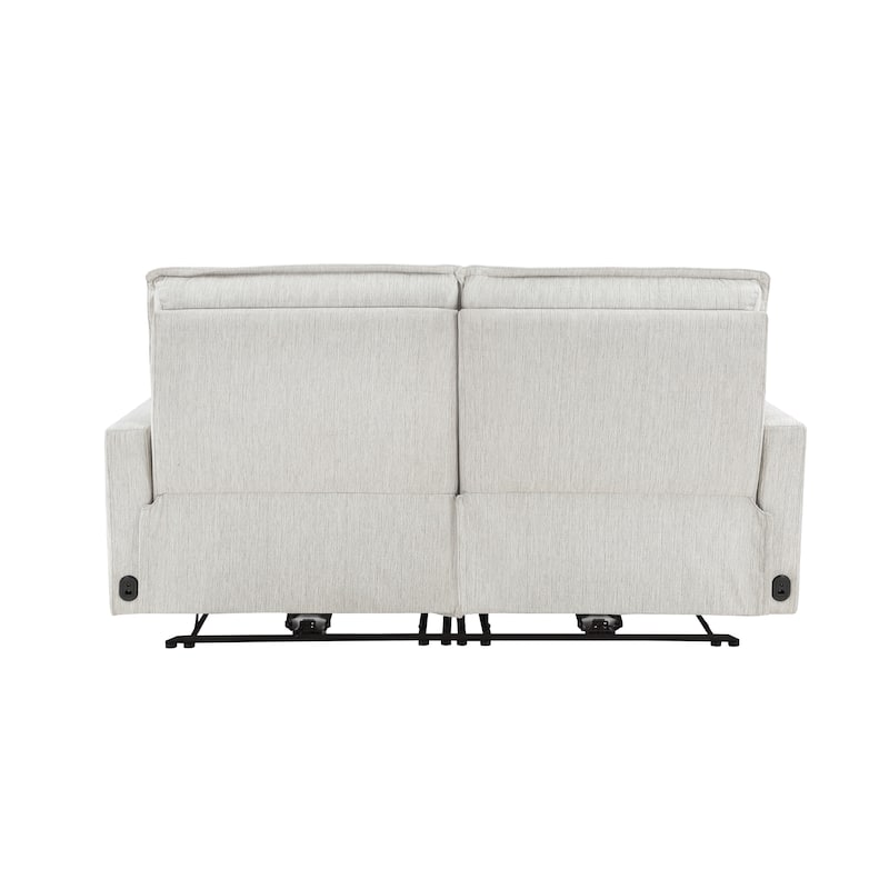 Autrey Fabric Power Double Reclining Loveseat