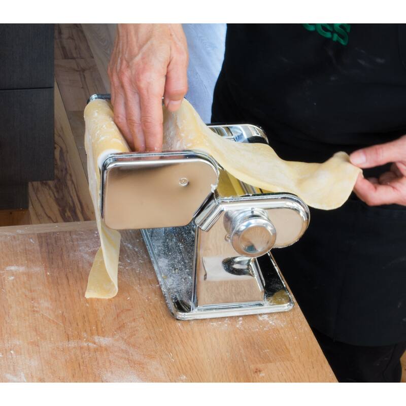 Fantes Pasta Making Machine with 2 Attachments and Collapsible Drying Rack, The Italian Market Original since 1906