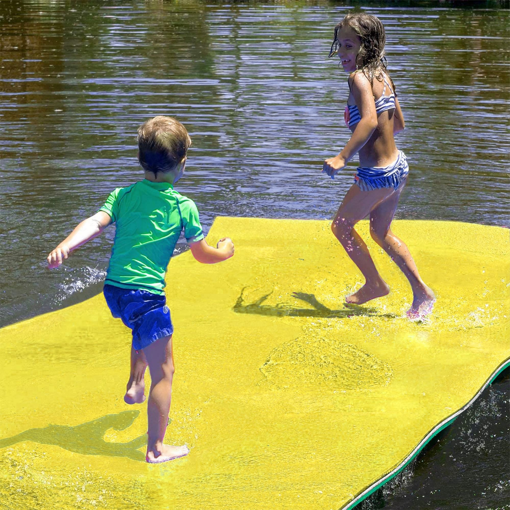 Floating Water Mat Foam Pad Lake Floats Lily Pad Adults Outdoor Water  Activities, 3-Layer XPE Water Pad for - Bed Bath & Beyond - 36106769