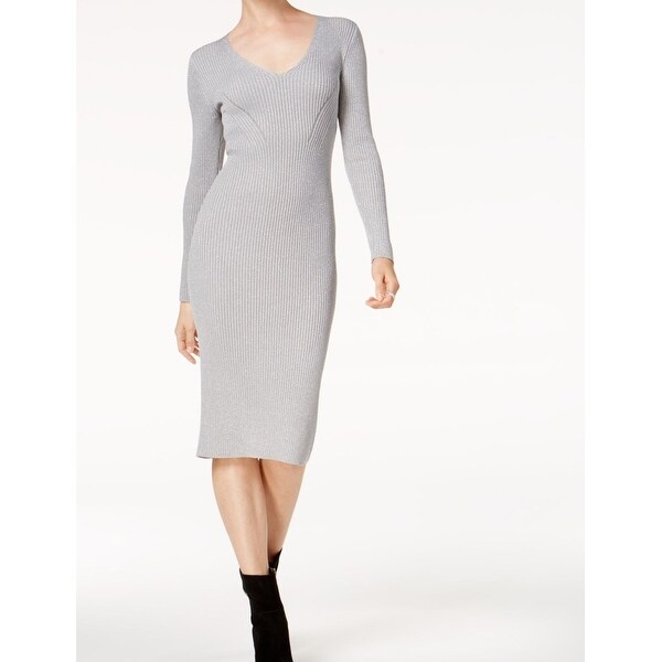 michael kors ribbed sweater dress
