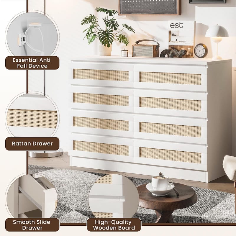 Rattan Dresser for Bedroom