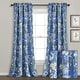 preview thumbnail 51 of 52, Lush Decor Dolores Light Filtering Floral Bird Print Curtain Pair Panels