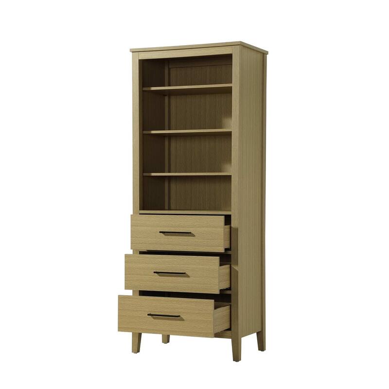 Laura 16-28 Inch Open Shelving Bath Storage Cabinet