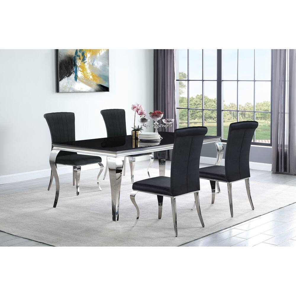 Carone Contemporary 5-Piece Rectangular Dining Set