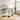 Modern Freestanding Metal Bar Table with Bottle and Stemware Storage