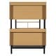 preview thumbnail 27 of 26, Twin Over Twin Metal Bunk Bed with Ladder & Storage Shelves, No Box Spring, White