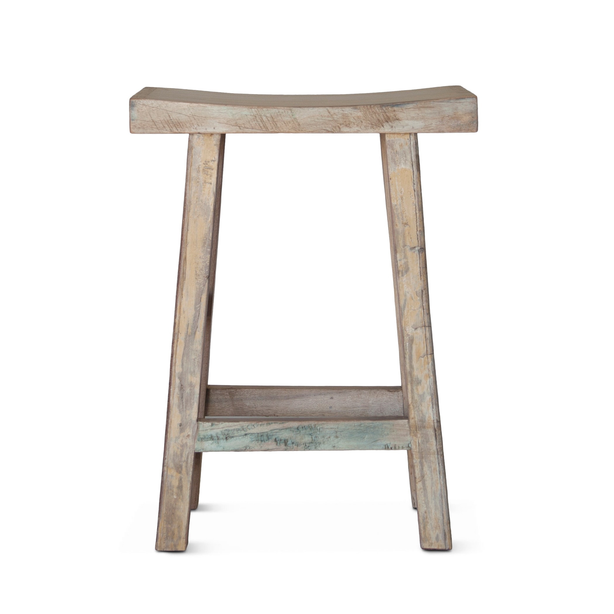 Cordoba Vintage Reclaimed Teak Counter Stool
