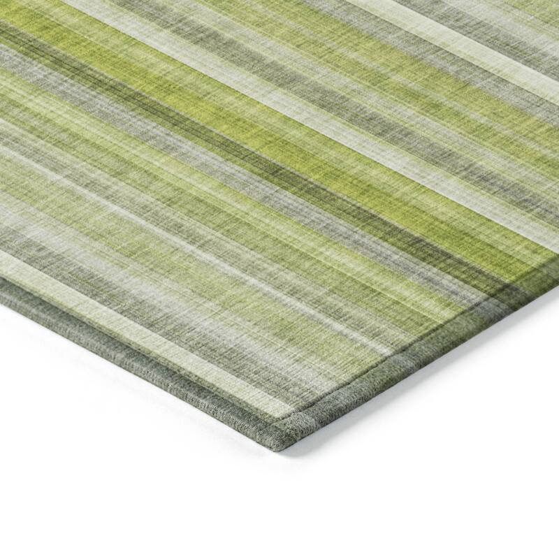 Alvari Stripe Weather Resistant Timeless Fusion Outdoor Rug