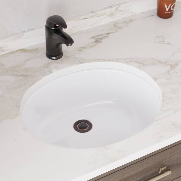 UPM Porcelain Undermount Sink with SinkLink On Sale Overstock