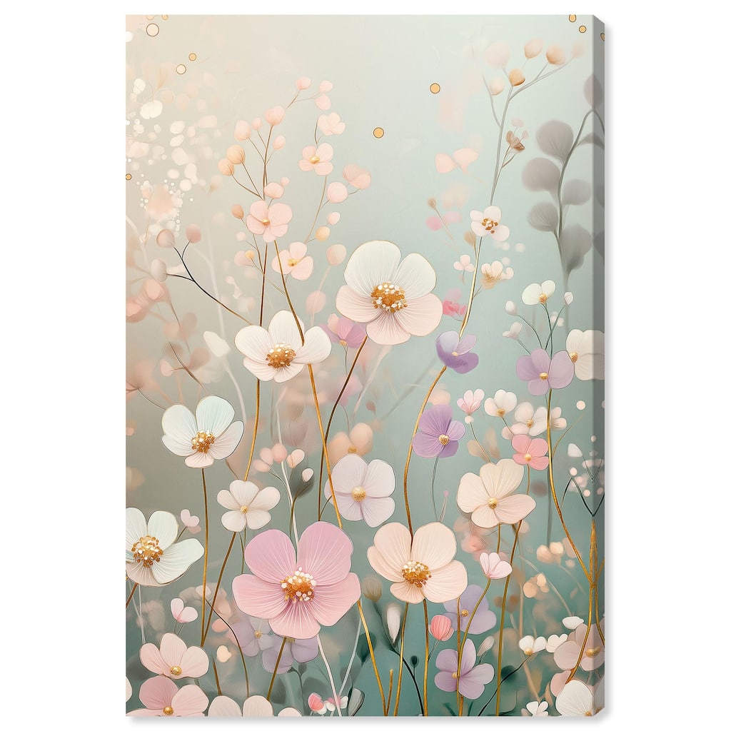 Tiny Blooms I Canvas by Art Remedy, Gallery Wrapped