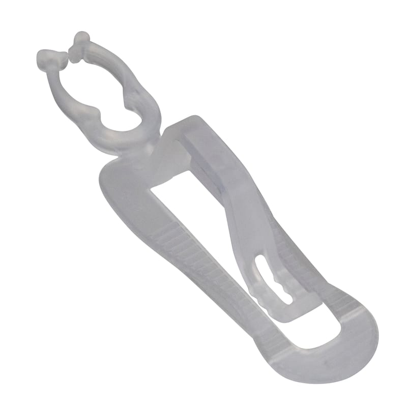 Set of 500ct Clear Gutter and Shingle Christmas Light Clips - 4"