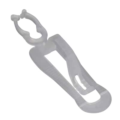 Set of 500ct Clear Gutter and Shingle Christmas Light Clips - 4"