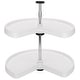 preview thumbnail 6 of 5, Rev-A-Shelf 3472 Series 24 Inch Kidney 2 Shelf Lazy Susan