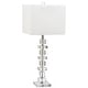 preview thumbnail 7 of 19, SAFAVIEH Lighting 28 inch Crystal Deco Crystal Table Lamp (Set of 2)