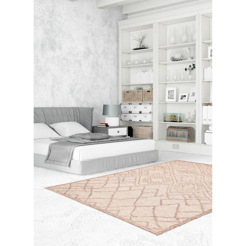 ECARPETGALLERY Hand-knotted Tangier Light Grey Wool Rug - 8'2 x 10'2