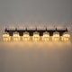preview thumbnail 76 of 182, 2/3/4-Light Modern Bathroom Crystal Vanity Light Wall Sconces