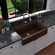 preview thumbnail 5 of 66, Karran Retrofit Farmhouse Quartz Single Bowl Kitchen Sink Kit