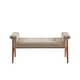 preview thumbnail 3 of 7, Mason Tan Accent Bench by INK+IVY