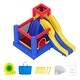 preview thumbnail 2 of 33, Inflatable Bounce House Family Backyard Bouncy Castle, for Kid Ages 133.9x102.4x90.6 inches