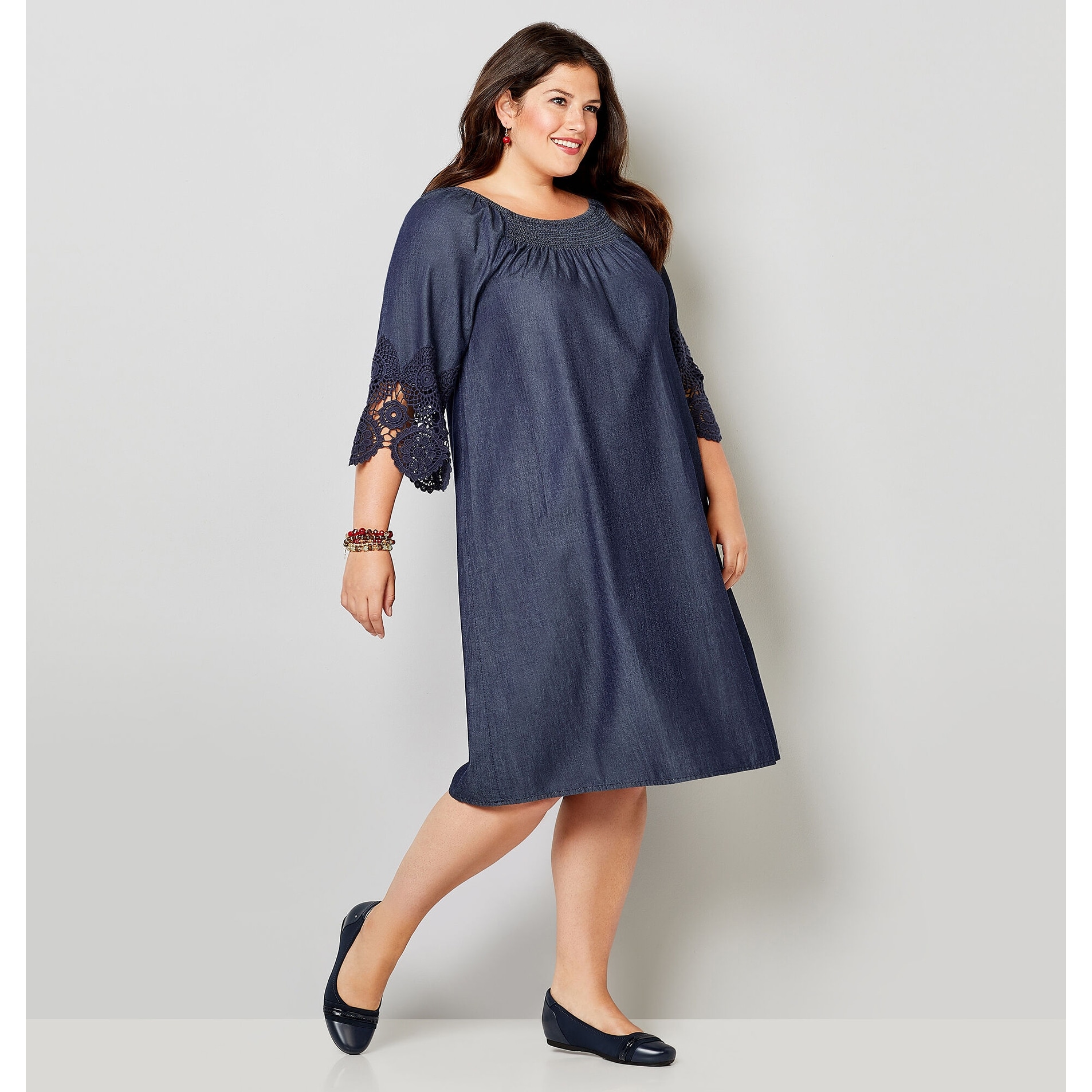 avenue denim dress