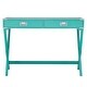preview thumbnail 35 of 78, Kenton X Base Wood Accent Campaign Writing Desk iNSPIRE Q Modern