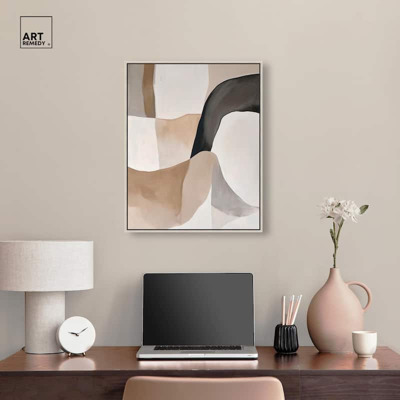 Curvilinear Composition I Canvas by Art Remedy