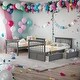 preview thumbnail 1 of 25, Convertible Twin Over Twin Bunk Bed With Drawers Grey