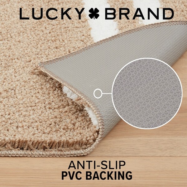 ラブ&ピースケ ！AZラム＆ポテト10Kg ➕パピー10kg Lucky Brand Harden Striped Heathered Bath Rug with Anti-Skid