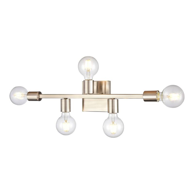 Elk Home Attune Satin Nickel Metal 5 Light Vanity Light