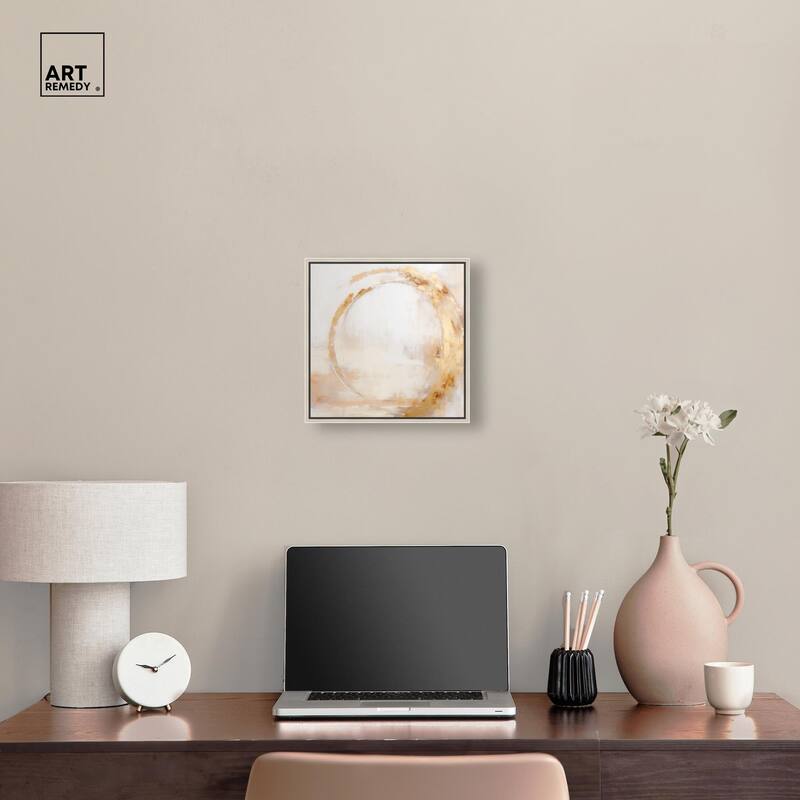Golden Orb II Canvas by Art Remedy