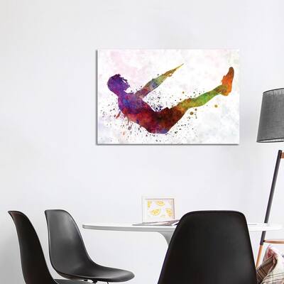 iCanvas "Man Exercising Workout Fitness" by Paul Rommer Canvas Print