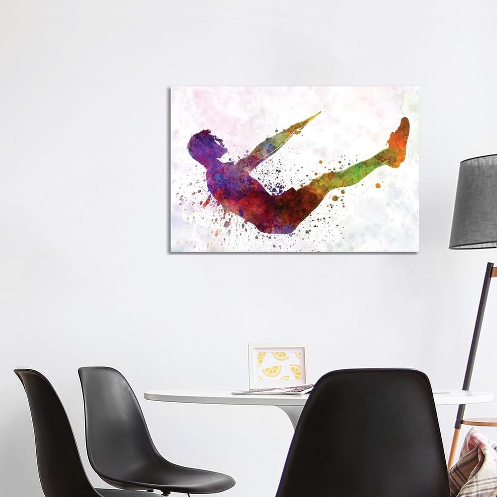 iCanvas "Man Exercising Workout Fitness" by Paul Rommer Canvas Print