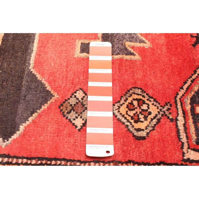 ECARPETGALLERY Hand-knotted Konya Anatolian Red Wool Rug - 4'3 x 6'8