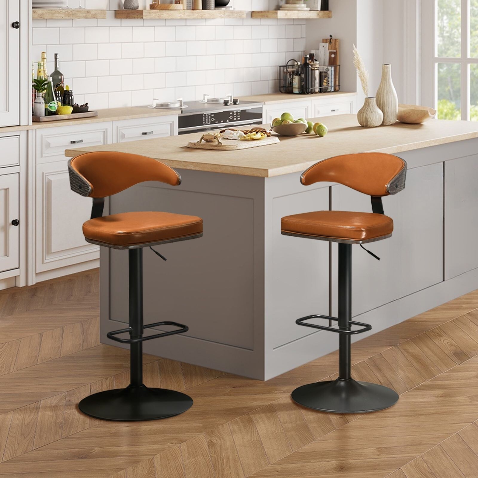 Atropos adjustable height swivel bar stool store