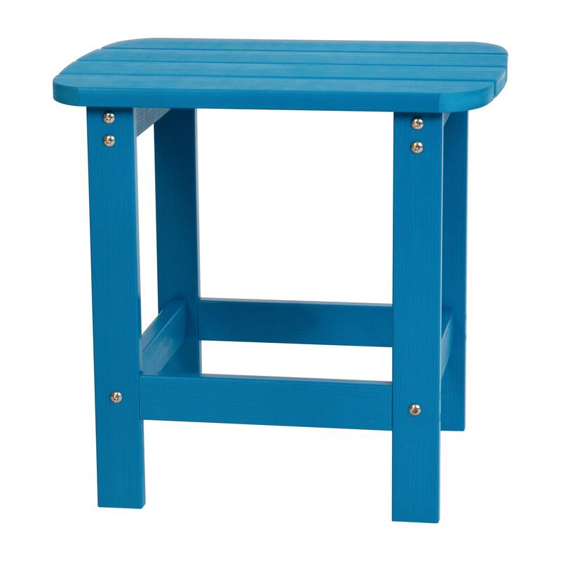 All-Weather Poly Resin Adirondack Side Table - Patio Table