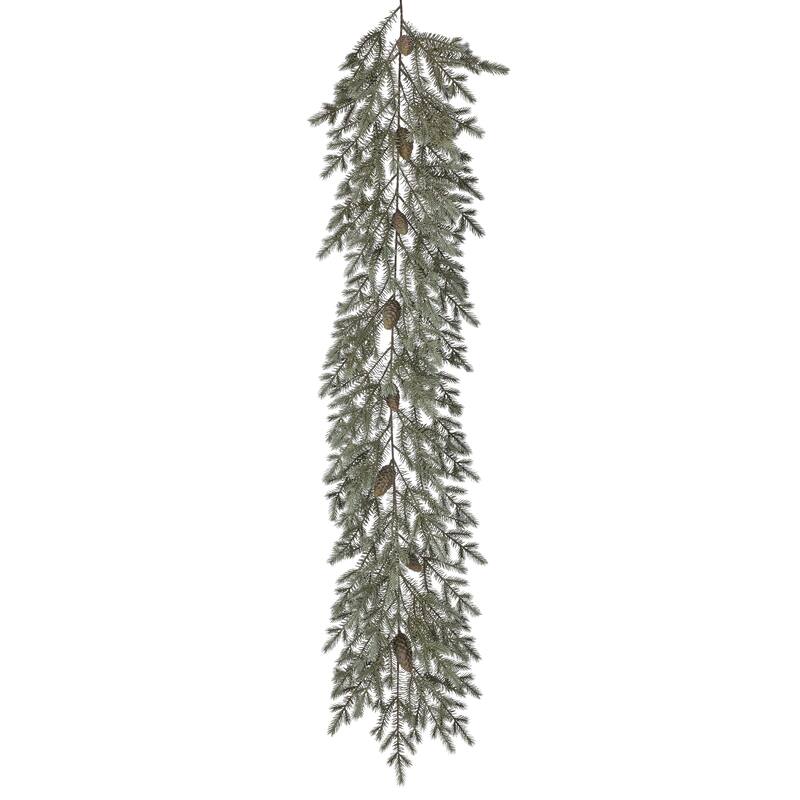 72" Wild Forest Spruce Garland With Pine Cone