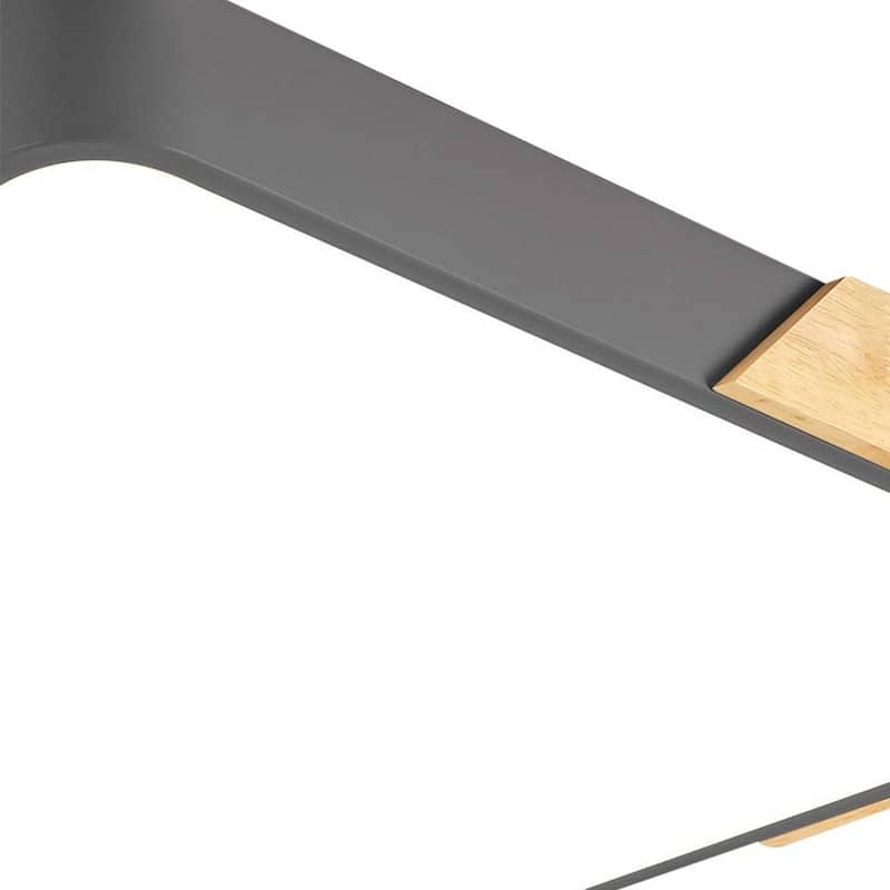 Farmhouse Ultra-thin Rectangle Dimmable LED Flush Mount Light