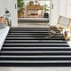 preview thumbnail 1 of 12, SAFAVIEH Handmade Metro Tietje Stripe Wool Rug