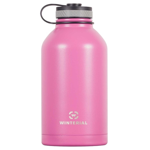 Winterial 64 oz Insulated Growler / Beer Growler / Pink