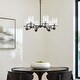 preview thumbnail 2 of 3, Quorum International 627-6 Lazo 6 Light 28" Wide Chandelier