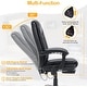 preview thumbnail 57 of 57, EROMMY Heated Massage Executive Office Chair, PU Leather with Retractable Footrest