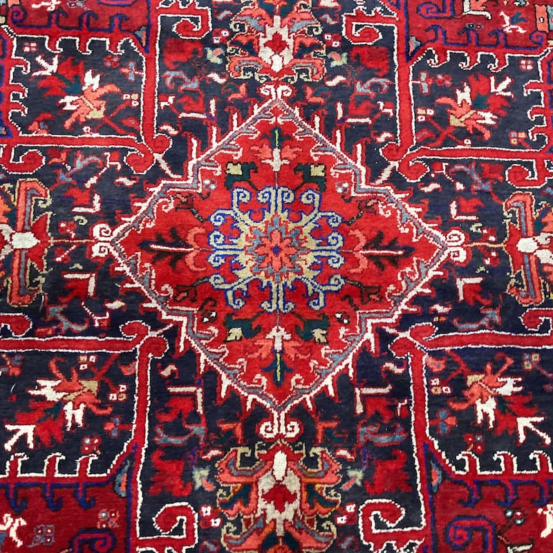 HERAT ORIENTAL Handmade Fine Heriz Rug - 8'5" x 11'7"